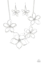 Load image into Gallery viewer, Flower Garden Fashionista - Silver Paparazzi Accessories

