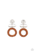 Load image into Gallery viewer, Woven Whimsicality - Brown Paparazzi Accessories

