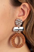 Load image into Gallery viewer, Woven Whimsicality - Brown Paparazzi Accessories
