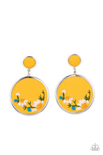 Load image into Gallery viewer, Embroidered Gardens - Yellow Paparazzi Accessories
