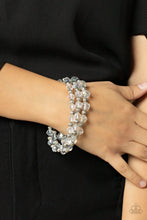 Load image into Gallery viewer, Eiffel Tower Tryst - White Paparazzi Accessories
