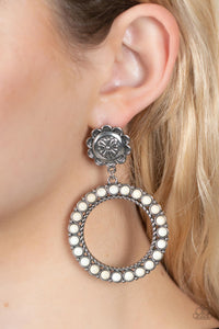Playfully Prairie - White Paparazzi Accessories