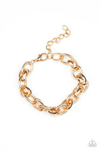 Load image into Gallery viewer, Rookie Roulette - Gold Paparazzi Accessories
