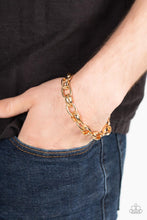 Load image into Gallery viewer, Rookie Roulette - Gold Paparazzi Accessories
