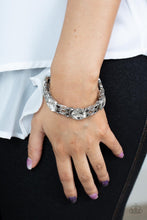 Load image into Gallery viewer, Paparazzi Accessories - Devoted to Drama - White
