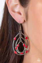Load image into Gallery viewer, Rippling Rapport - Red Paparazzi Accessories

