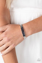 Load image into Gallery viewer, Doubled Down Dazzle - Blue Paparazzi Accessories
