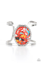 Load image into Gallery viewer, Tantalizingly Terrazzo - Red Paparazzi Accessories
