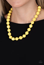 Load image into Gallery viewer, Popping Promenade - Yellow Paparazzi Accessories
