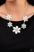 Load image into Gallery viewer, Fiercely Flowering - White Paparazzi Accessories
