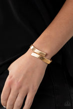 Load image into Gallery viewer, Dare to Flare - Gold Paparazzi Accessories
