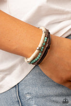 Load image into Gallery viewer, Timber Trail - Blue Paparazzi Accessories
