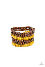 Load image into Gallery viewer, Fiji Fiesta - Yellow Paparazzi Accessories
