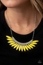 Load image into Gallery viewer, Flauntable Flamboyance - Yellow Paparazzi Accessories
