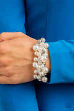 Load image into Gallery viewer, Elegantly Exaggerated - White Paparazzi Accessories
