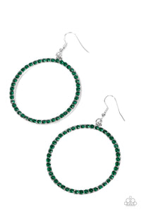 Head-Turning Halo - Green Paparazzi Accessories