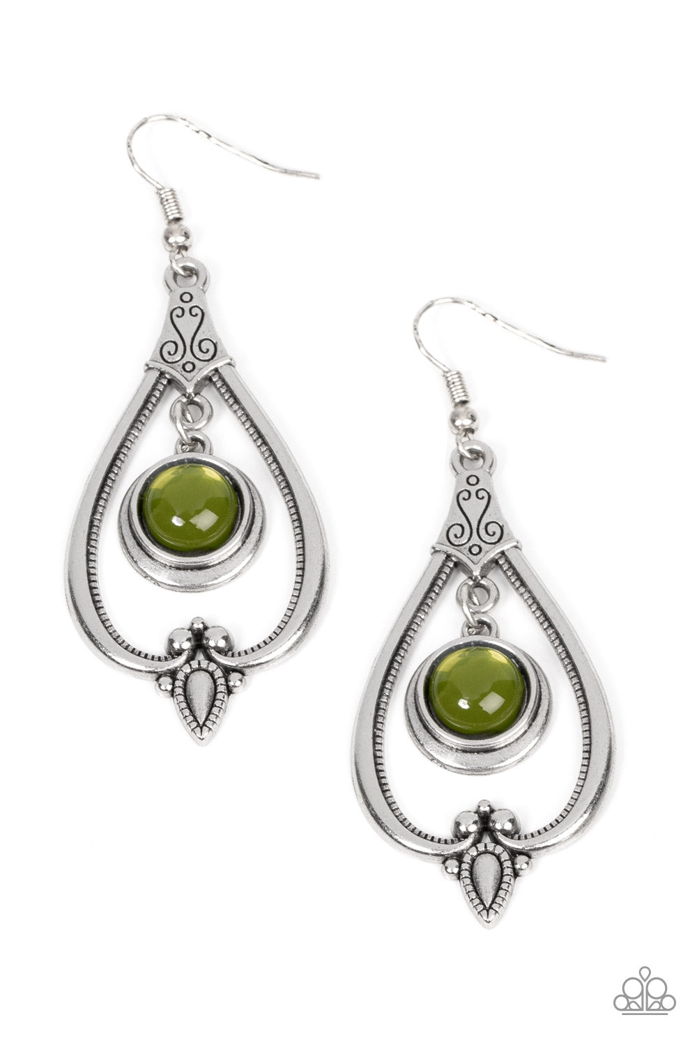Ethereal Emblem - Green Paparazzi Accessories