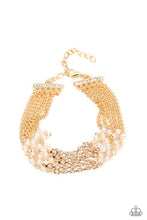 Load image into Gallery viewer, Experienced in Elegance - Gold Paparazzi Accessories
