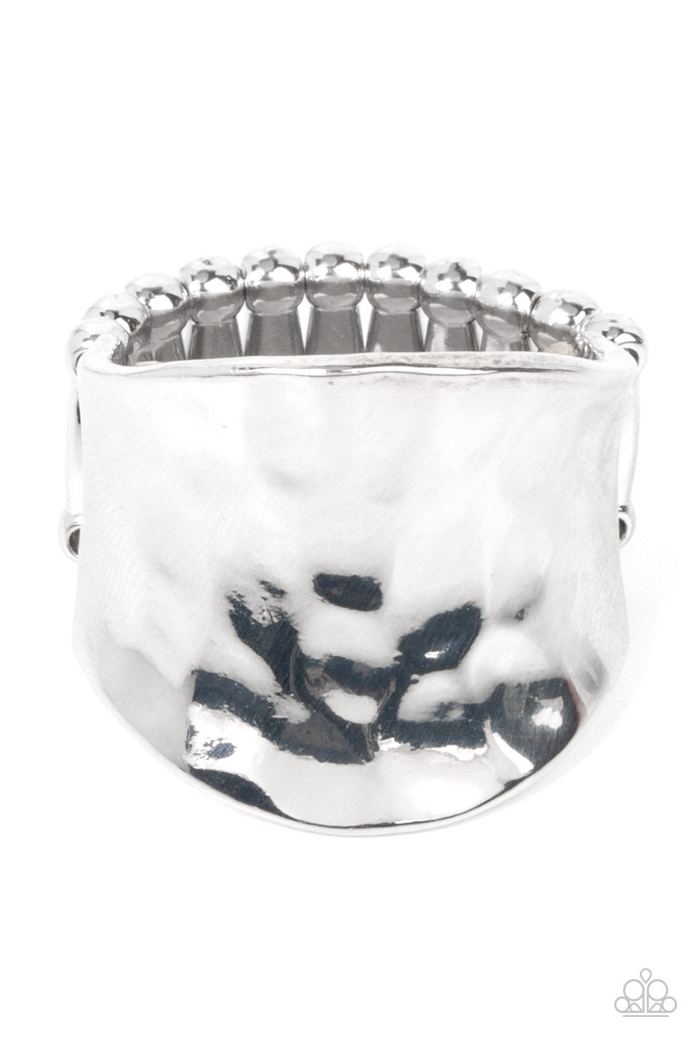 Hammer Down - Silver Paparazzi Accessories