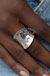 Hammer Down - Silver Paparazzi Accessories