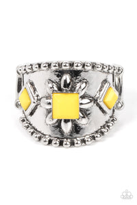 Daisy Diviner - Yellow Paparazzi Accessories