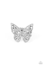 Load image into Gallery viewer, Bright-Eyed Butterfly - White Paparazzi Accessories
