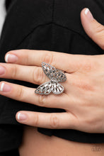 Load image into Gallery viewer, Bright-Eyed Butterfly - White Paparazzi Accessories
