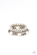 Load image into Gallery viewer, Take by SANDSTORM - White Paparazzi Accessories
