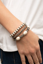 Load image into Gallery viewer, Take by SANDSTORM - White Paparazzi Accessories
