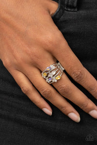 Ethereal Escapade - Yellow Paparazzi Accessories