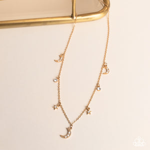 Lunar Lagoon - Gold Paparazzi Accessories