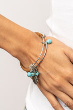 Load image into Gallery viewer, Running a-FOWL - Blue Paparazzi Accessories
