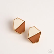 Load image into Gallery viewer, Generically Geometric - Brown Paparazzi Accessories
