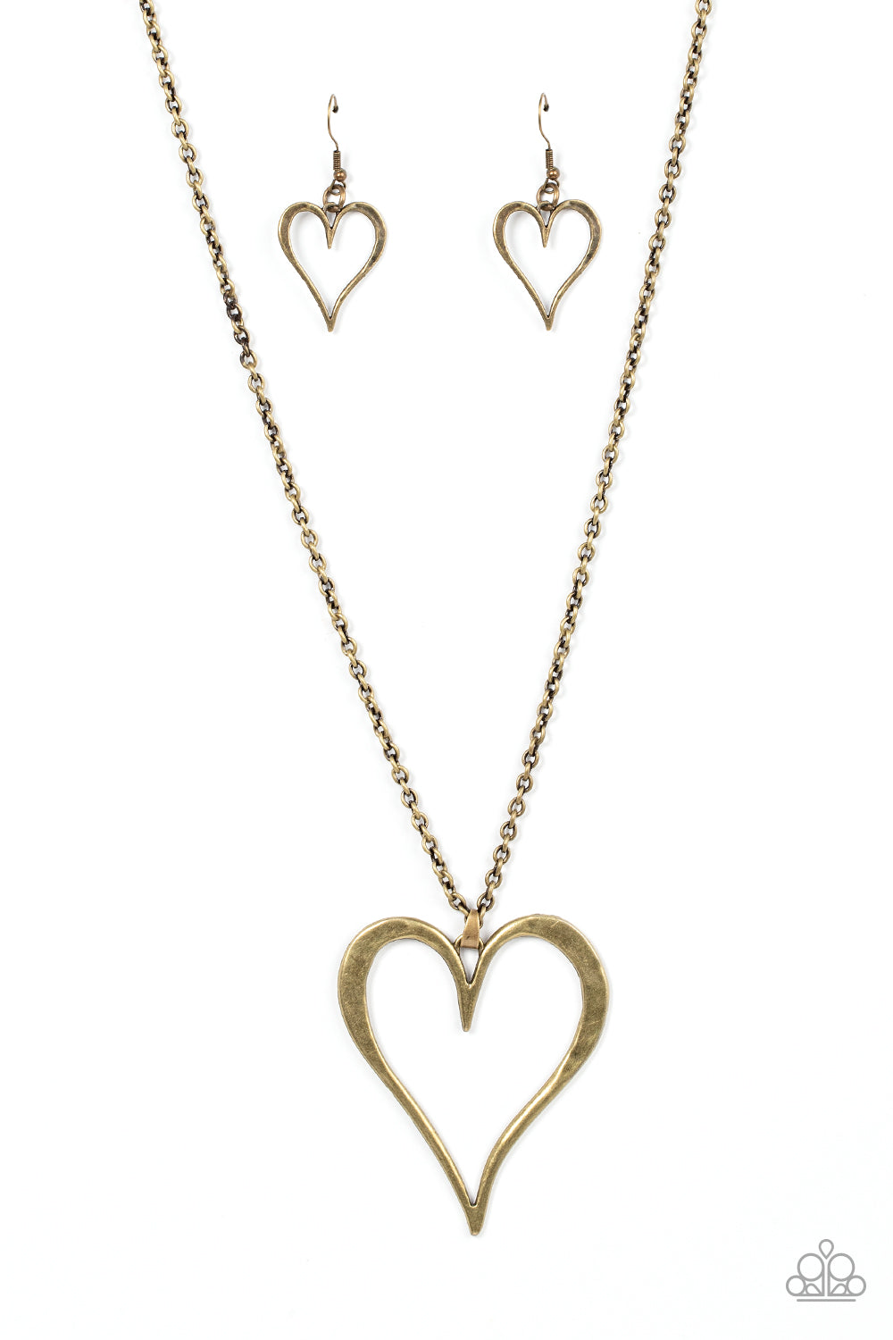 Hopelessly In Love - Brass Paparazzi Accessories