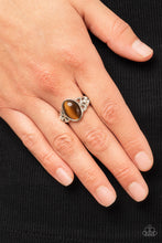 Load image into Gallery viewer, Crystals and Cats Eye - Brown Paparazzi Accessories
