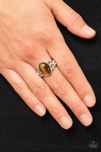 Crystals and Cats Eye - Brown Paparazzi Accessories