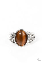 Load image into Gallery viewer, Crystals and Cats Eye - Brown Paparazzi Accessories
