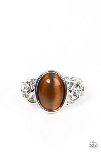 Crystals and Cats Eye - Brown Paparazzi Accessories