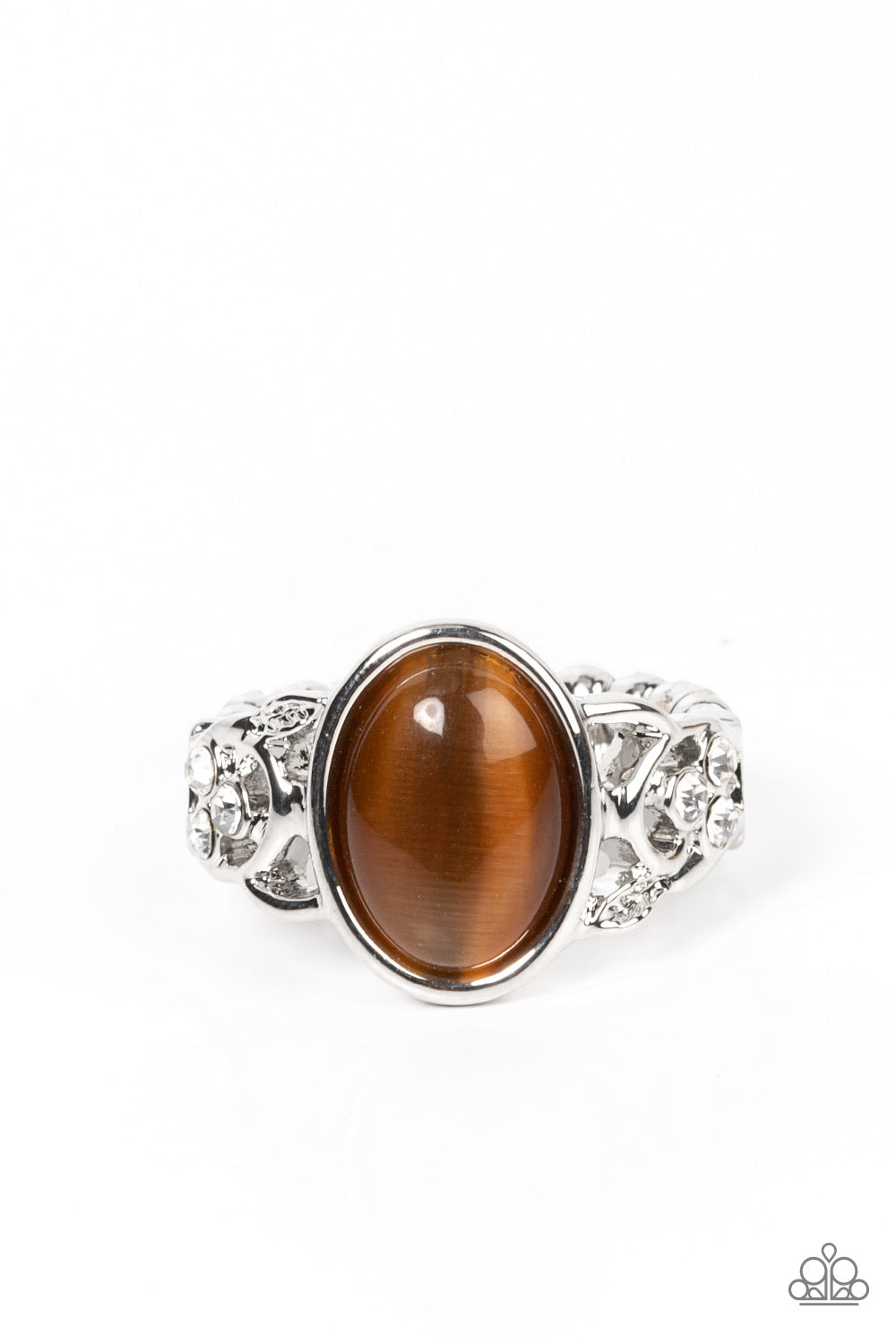 Crystals and Cats Eye - Brown Paparazzi Accessories