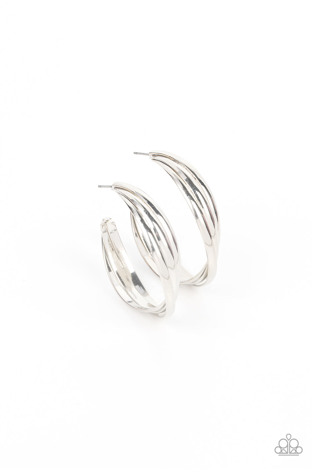 Curvy Charmer - Silver Paparazzi Accessories