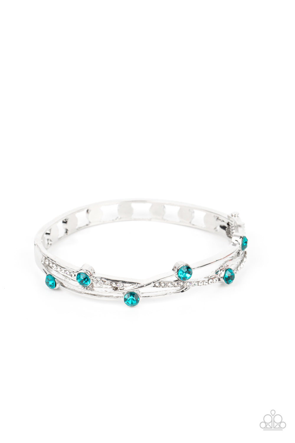 Slammin Sparkle - Blue Paparazzi Accessories