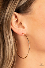 Load image into Gallery viewer, Can I Get a HOOP HOOP - Gold Paparazzi Accessories

