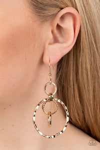 Twisted Temptation - Gold Paparazzi Accessories