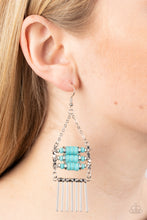 Load image into Gallery viewer, Tribal Tapestry - Blue Paparazzi Accessories

