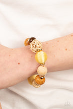 Load image into Gallery viewer, Happily Homespun - Yellow Paparazzi Accessories

