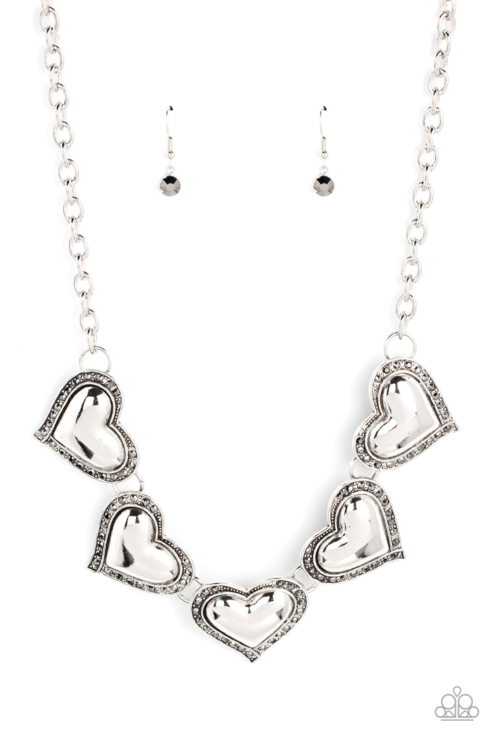 Kindred Hearts - Silver Paparazzi Accessories