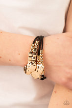 Load image into Gallery viewer, Token Trek - Gold Paparazzi Accessories

