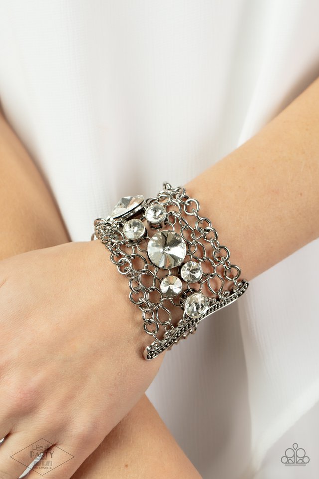 Paparazzi Accessories - Zi Collection Bracelet 2013 - White