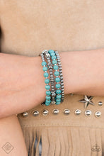 Load image into Gallery viewer, Road Trip Remix - Blue Paparazzi Accessories
