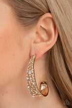 Load image into Gallery viewer, Cold as Ice - Gold Paparazzi Accessories
